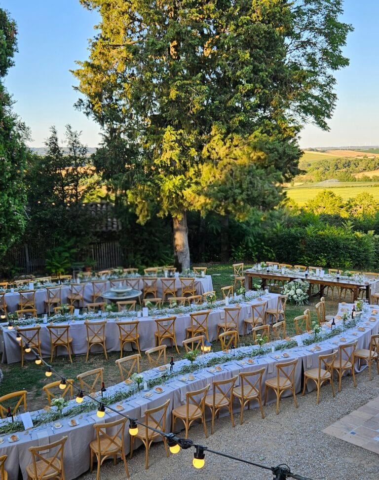 Dîner en extérieur